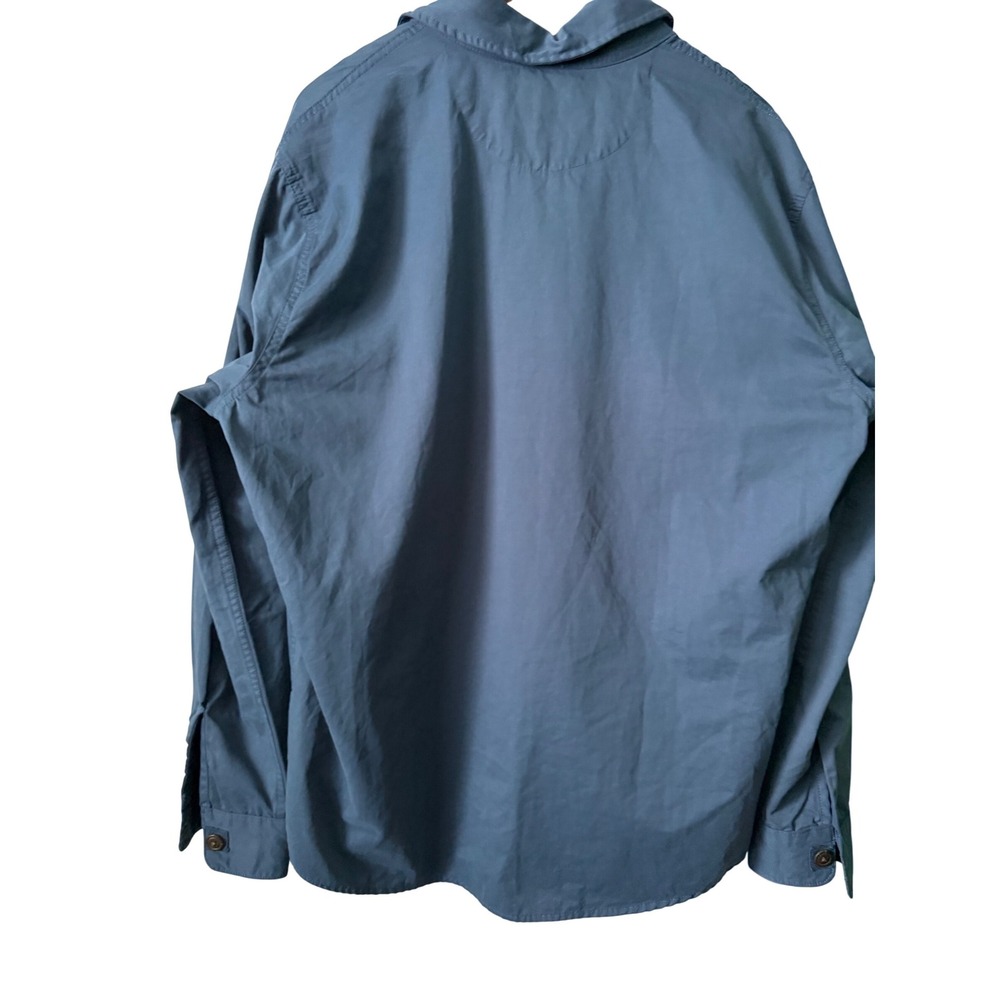 Abercrombie & Fitch Button Down Shirt‎ Mens XL Blue NEW Utility Long Sleeve 1171 - Picture 3 of 9